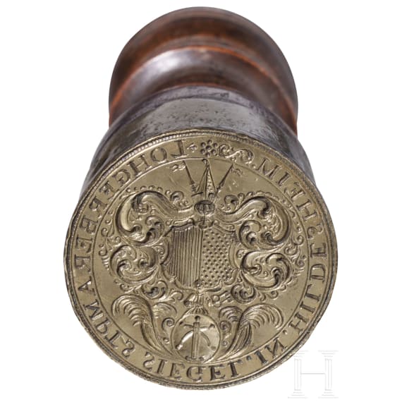 Zunftsiegel der Lohgerber zu Hildesheim, deutsch, um 1700