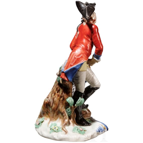 A porcelain figure "Gleeful Soldier", Nymphenburg, Franz Anton Bustelli, 1756 (design), early 20th century