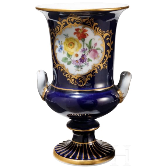 Four porcelain vases, Meissen, circa 1910 (one)/mid-20th century