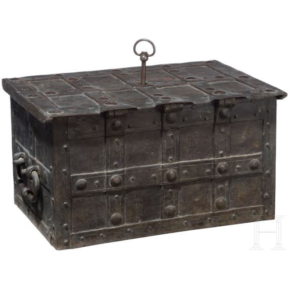 A small armada chest, Nuremberg, mid-18th century