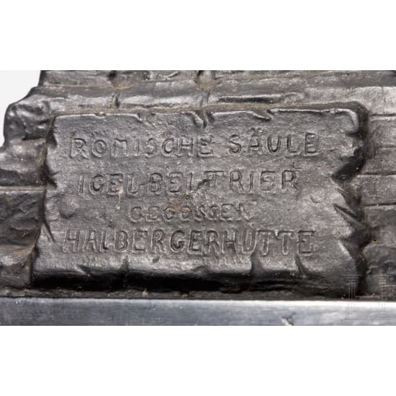 An iron cast of the pillar of Igel, Germany, 2nd half of the 19th century