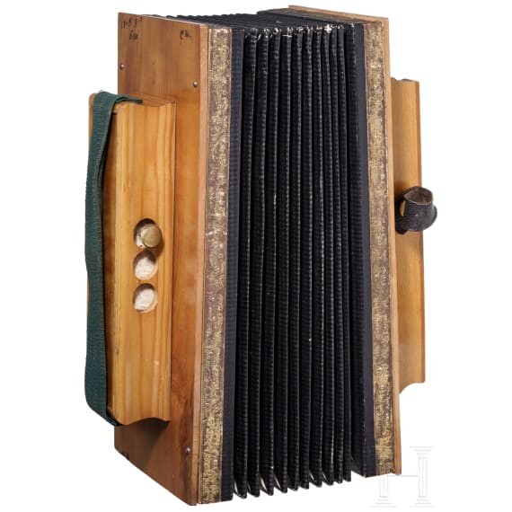 An Austrian single-row accordion, late 19th century