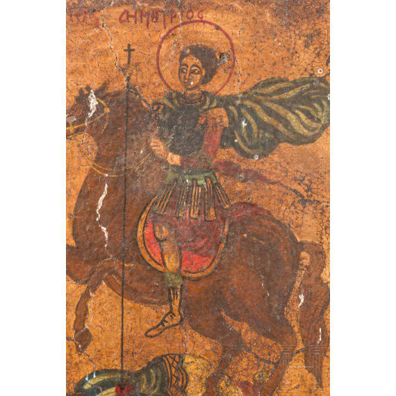 Three icons, Greece, 19th century /modern (one)