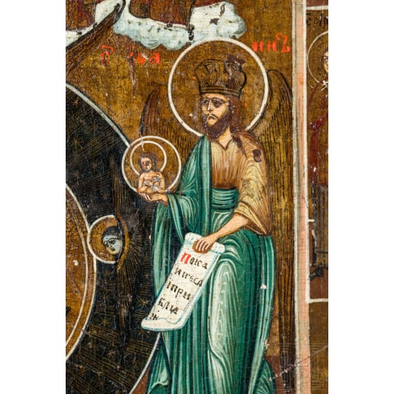 A Russian icon "Sophia - the wisdom of God", circa 1900