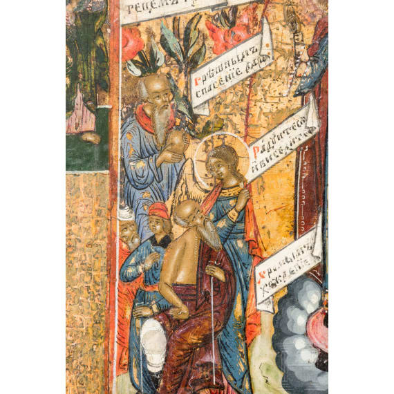 Two icons Kazanskaya Mother of God and Mother of God "joy to all who grieve", Russia, circa 1900