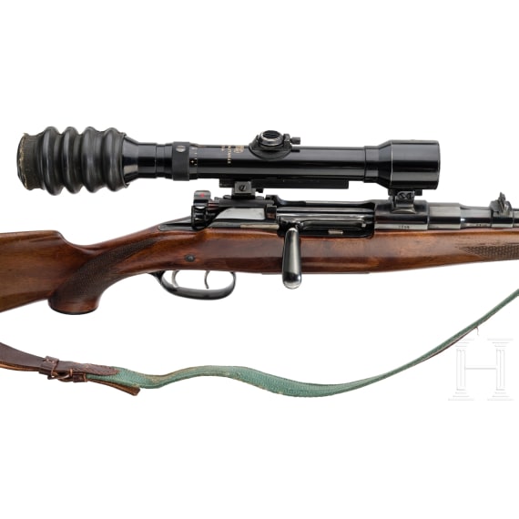 A repeating rifle Mannlicher Schoenauer Mod. 1950, with Hensoldt scope