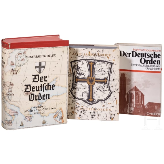 Drei umfangreiche B&uuml;cher zum Deutschen Orden, 1955 - 1982