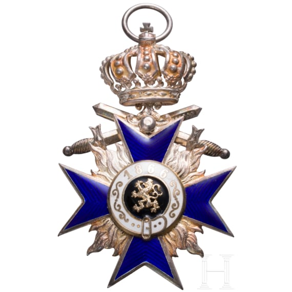Milit&auml;r-Verdienstorden - Kreuz 4. Klasse mit Krone und Schwertern im Etui