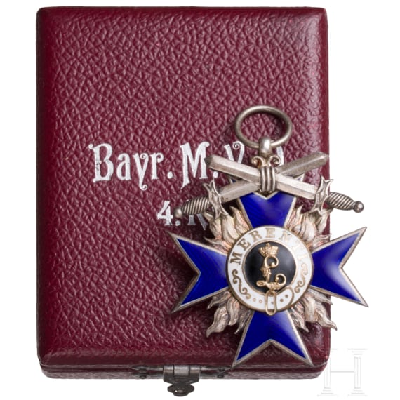 Milit&auml;r-Verdienstorden - Kreuz 4. Klasse mit Schwertern im Etui