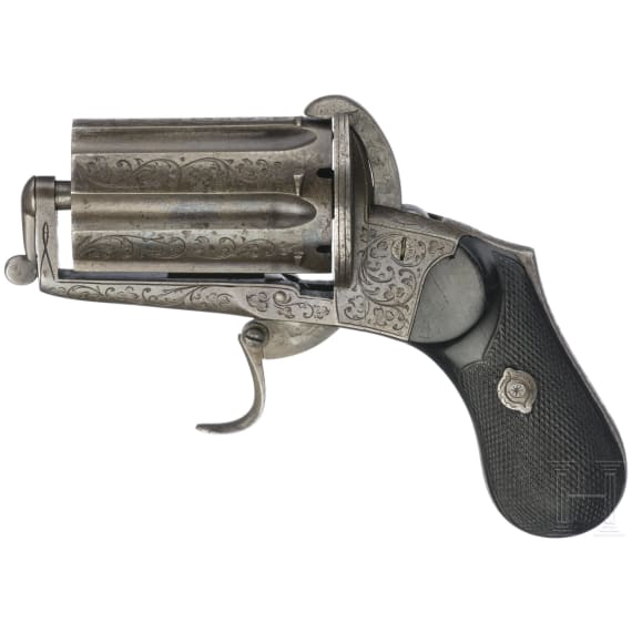 Stiftfeuer-B&uuml;ndelrevolver, um 1870