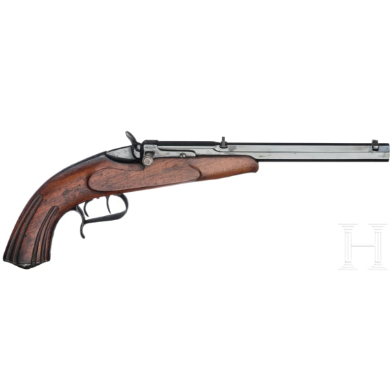 Einzelladerpistole unbekannter Herkunft, 6 mm