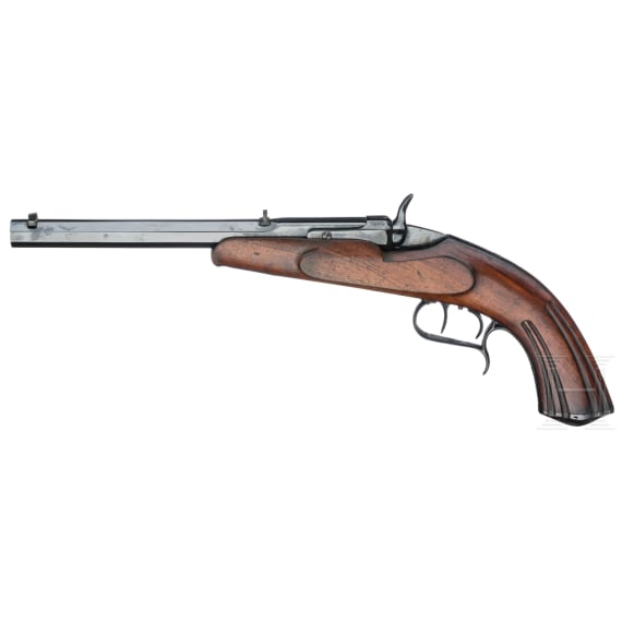 Einzelladerpistole unbekannter Herkunft, 6 mm