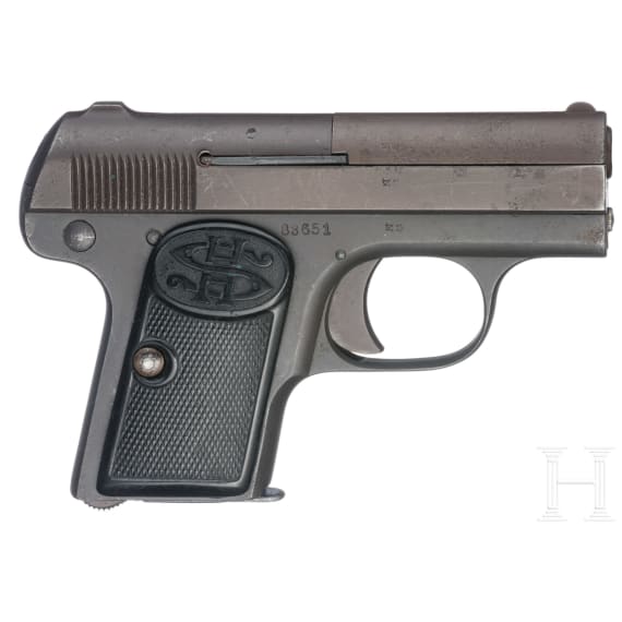 A Haenel-Schmeisser Mod. 1, Suhl, with holster