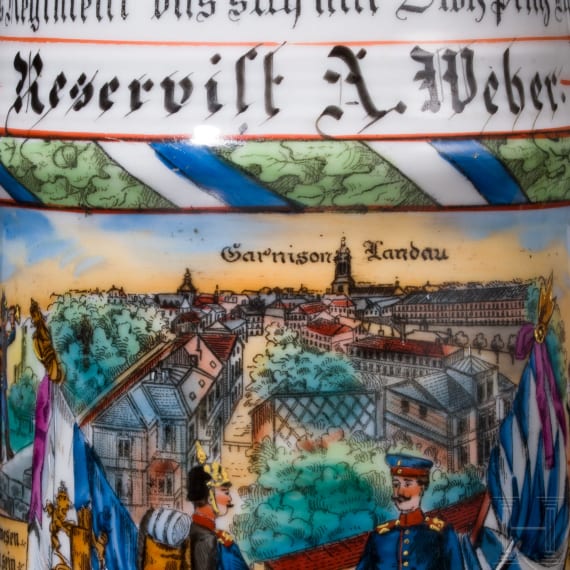 Reservistenkrug und -flasche, Bayern und Preu&szlig;en
