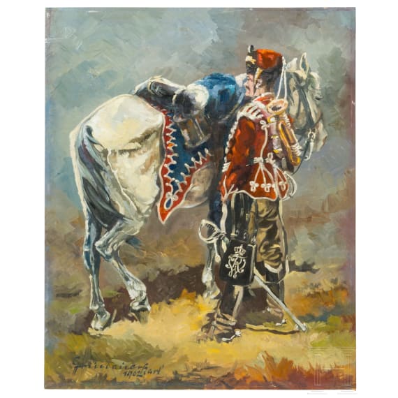 Karl Gr&uuml;nauer - Sammlung Gem&auml;lde/Grafiken zur bayerischen Kavallerie