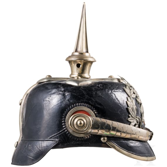 Helm f&uuml;r Offiziere der hessischen Armee, um 1900