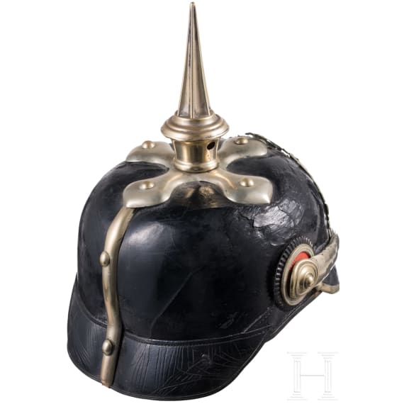 Helm f&uuml;r Offiziere der hessischen Armee, um 1900