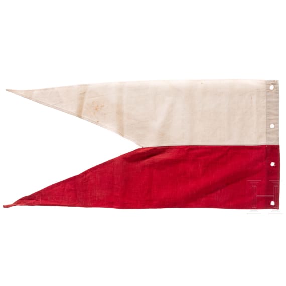 Lanzenflagge f&uuml;r Mannschaften im Garde-Dragoner-Regiment Nr. 23, um 1900