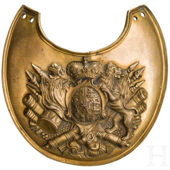 Ringkragen f&uuml;r Offiziere der hessischen Armee im Stil des 18. Jhdts.