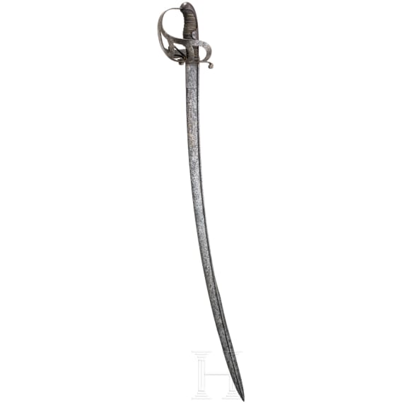 Kavalleries&auml;bel M 1852 mit Eisenhauer-Damastklinge