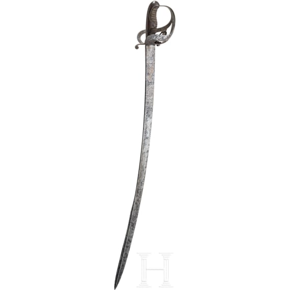 Kavalleries&auml;bel M 1852 mit Eisenhauer-Damastklinge