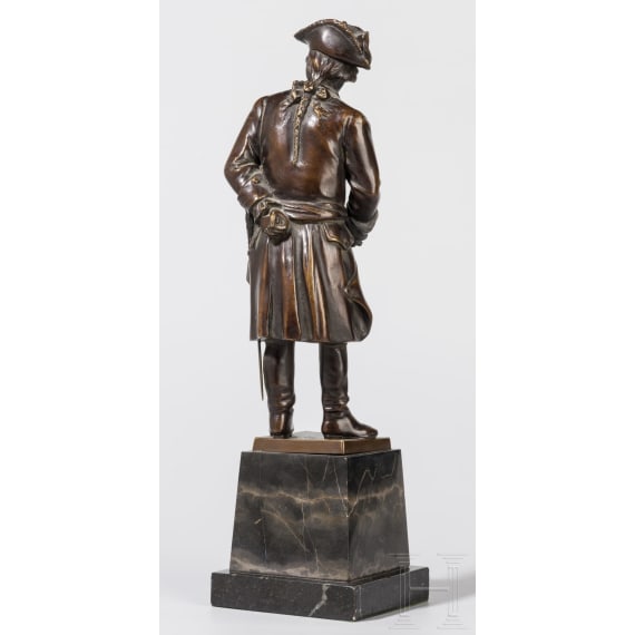 Friedrich der Gro&szlig;e - Bronzestatue von Prof. Schreiber