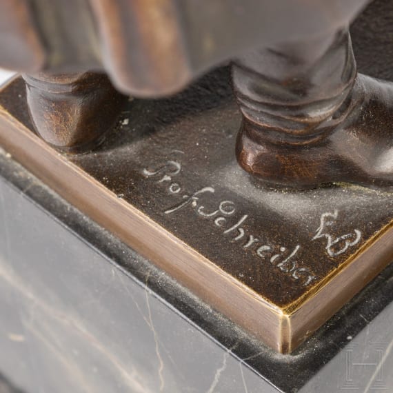 Friedrich der Gro&szlig;e - Bronzestatue von Prof. Schreiber