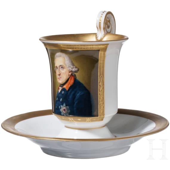 Porzellantasse Friedrich der Gro&szlig;e, KPM, 1914 &ndash; 1918