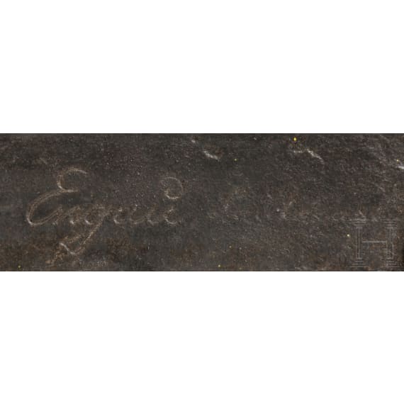 Gusseiserne Tafel &bdquo;Mahnworte des Kaisers Wilhelm II. an seine S&ouml;hne", datiert 1903