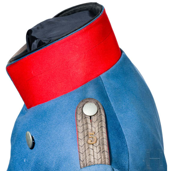 &Uuml;berrock f&uuml;r einen Leutnant, um 1900