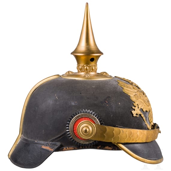 Helm f&uuml;r Offiziere der Infanterie, Preu&szlig;en, um 1900