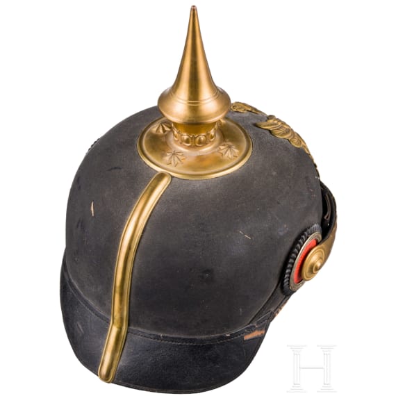 Helm f&uuml;r Offiziere der Infanterie, Preu&szlig;en, um 1900