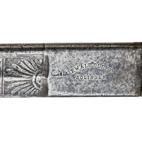Vier Degen f&uuml;r Offiziere der Infanterie, 2. H&auml;lfte 19. Jhdt.