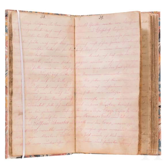 K&ouml;nigin Augusta Garde-Grenadier-Regiment Nr. 4 - Kriegstagebuch, datiert 9.11.1869 - 27.1.1872