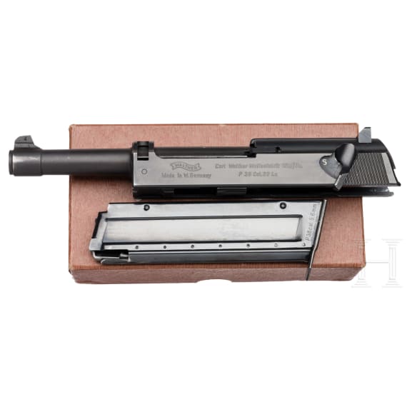 A conversion system for a Walther P38/P1, in box