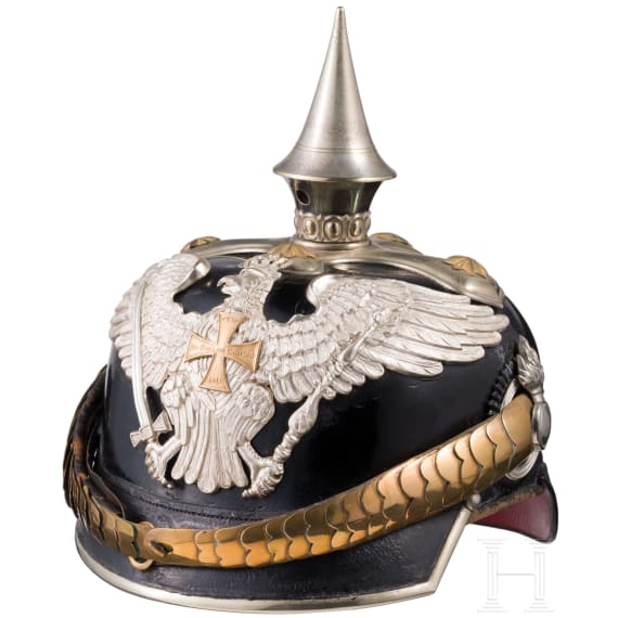Helm f&uuml;r Offiziere im Grenadier-Regiment zu Pferde Freiherr v. Derfflinger (Neum&auml;rkisches) Nr. 3, um 1900