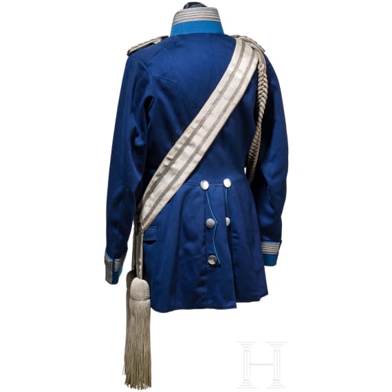 Waffenrock f&uuml;r einen Oberstleutnant als Fl&uuml;geladjutant, um 1900