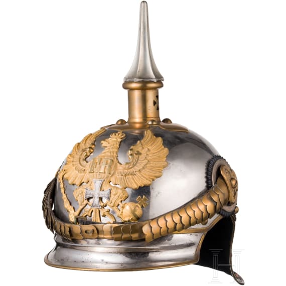 Helm f&uuml;r Reserveoffiziere der K&uuml;rassiere, um 1900
