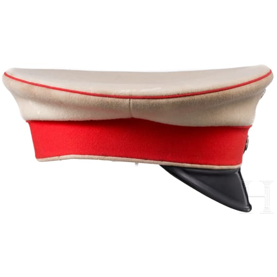 Schirmm&uuml;tze f&uuml;r Offiziere im K&uuml;rassier-Regiment "von Driesen" (Westf&auml;lisches) Nr. 4