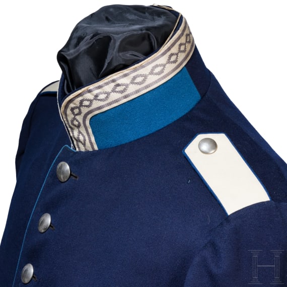 Waffenrock f&uuml;r Mannschaften im K&uuml;rassier-Regiment "Graf Wrangel" (Ostpreu&szlig;isches) Nr. 3, 1901 - 1918