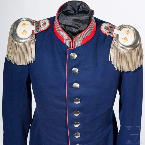 Waffenrock f&uuml;r einen Oberst im K&uuml;rassier-Regiment von Driesen (Westf&auml;lisches) Nr. 4, um 1900