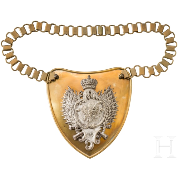 Ringkragen f&uuml;r Mannschaften im K&uuml;rassier-Regiment "K&ouml;nigin" (Pommersches) Nr. 2, um 1900