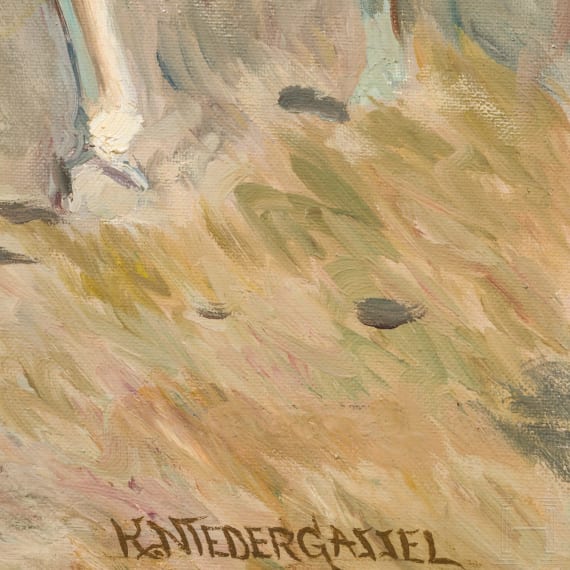 Lanzenreiter des Leib-K&uuml;rassier-Regiments Nr. 1 - Gem&auml;lde nach Angelo Jank, 1966