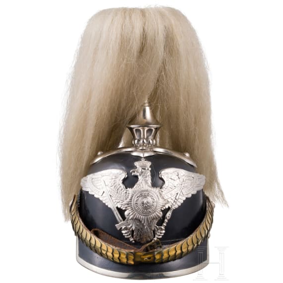 Helm M 1871 f&uuml;r Mannschaften im 2. Garde Dragoner-Regiment