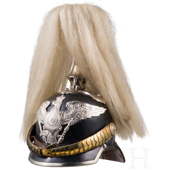 Helm M 1871 f&uuml;r Mannschaften im 2. Garde Dragoner-Regiment