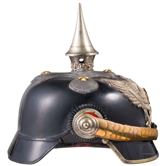 Helm f&uuml;r Reserveoffiziere der Dragoner-Regimenter, um 1914