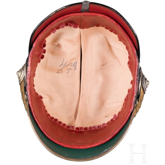 Helm f&uuml;r Reserveoffiziere der Dragoner-Regimenter, um 1914