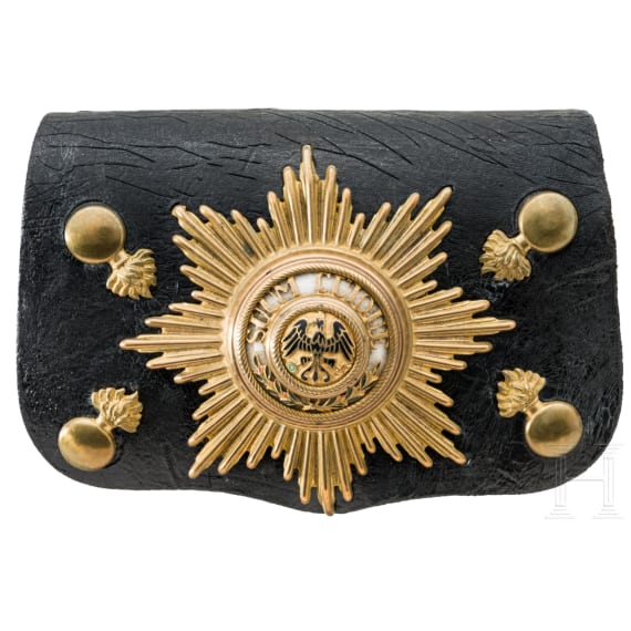 Kartuschkasten f&uuml;r Offiziere der Grenadiere zu Pferd (3. Dragoner-Regiment), um 1900