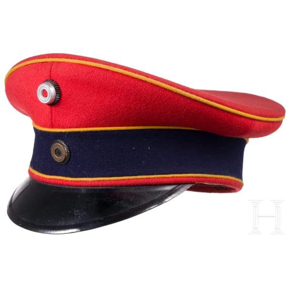 Schirmm&uuml;tze f&uuml;r Offiziere im Leib-Garde-Husaren-Regiment, um 1900