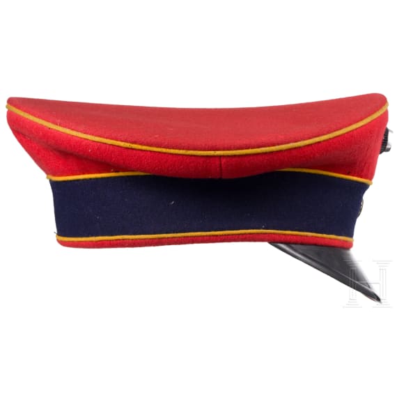 Schirmm&uuml;tze f&uuml;r Offiziere im Leib-Garde-Husaren-Regiment, um 1900